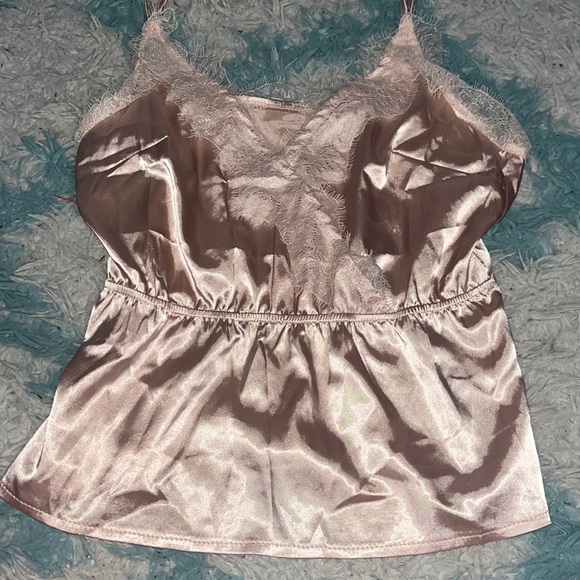 Pink Satin blouse - Picture 1 of 2